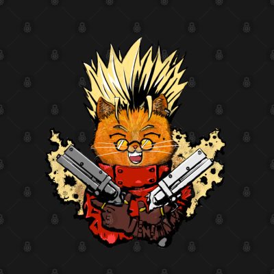 Trigun Cat Throw Pillow Official Haikyuu Merch