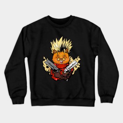 Trigun Cat Crewneck Sweatshirt Official Haikyuu Merch