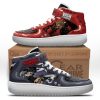 Vash and Nicholas Sneakers Air Mid Custom Trigun Anime Shoes