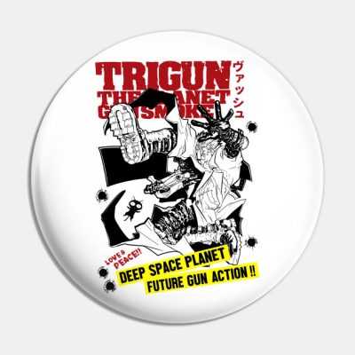 Trigun Vash The Stampede Pin Official Haikyuu Merch