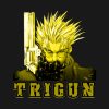 Trigun Yellow Throw Pillow Official Haikyuu Merch