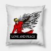 Love And Peace Throw Pillow Official Haikyuu Merch