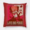 Love And Peace Throw Pillow Official Haikyuu Merch