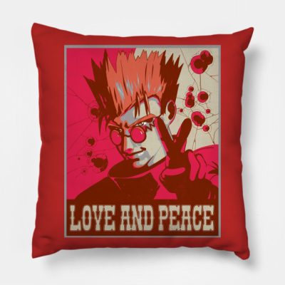 Love And Peace Throw Pillow Official Haikyuu Merch