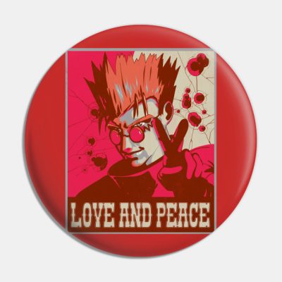 Love And Peace Pin Official Haikyuu Merch