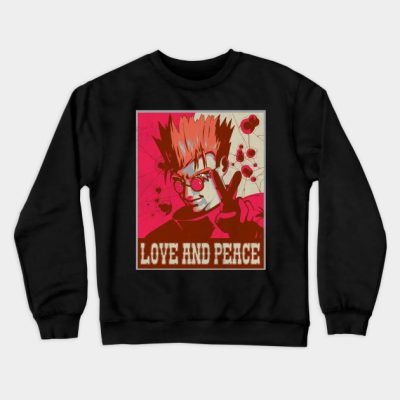 Love And Peace Crewneck Sweatshirt Official Haikyuu Merch