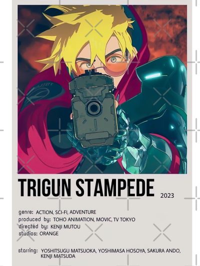 Great Tri Stampede Bucket hats Official Trigun Merch