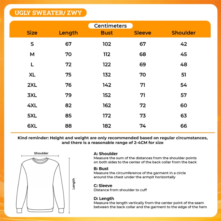 3D UGLY SWEATER - Trigun Shop